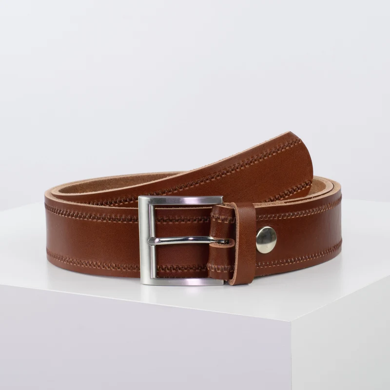 Ledergürtel 4cm mit Schnalle Milano