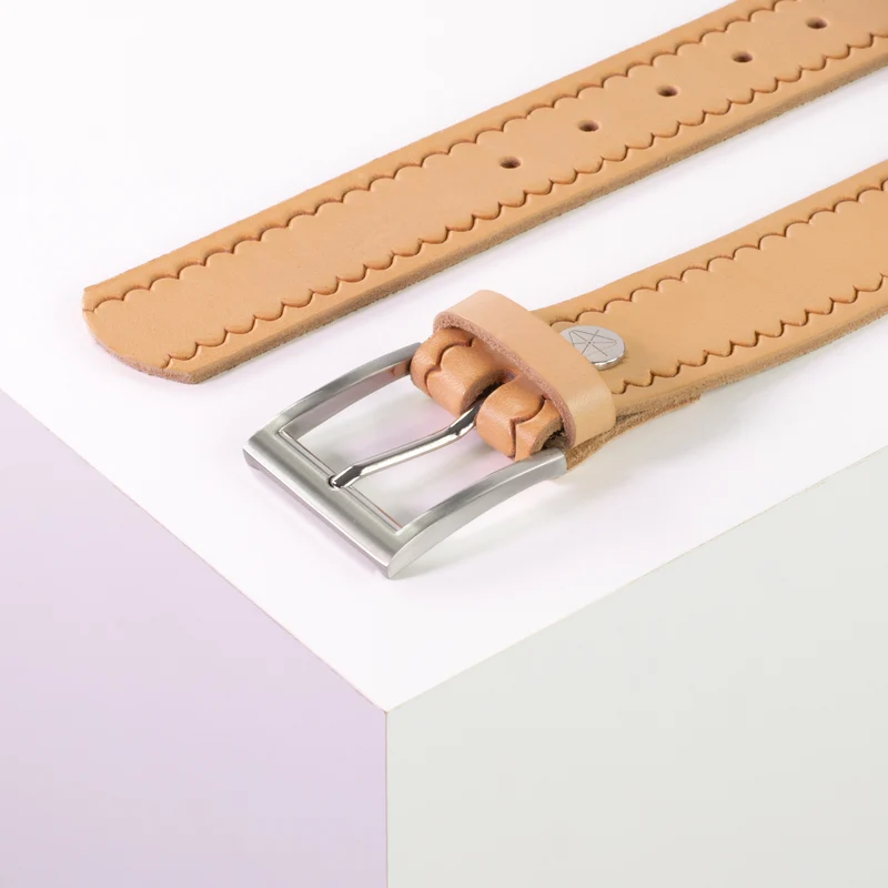 Ledergürtel 4cm mit Schnalle Milano