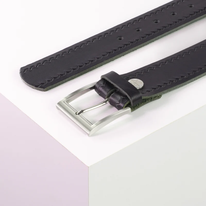 Ledergürtel 4cm mit Schnalle Milano