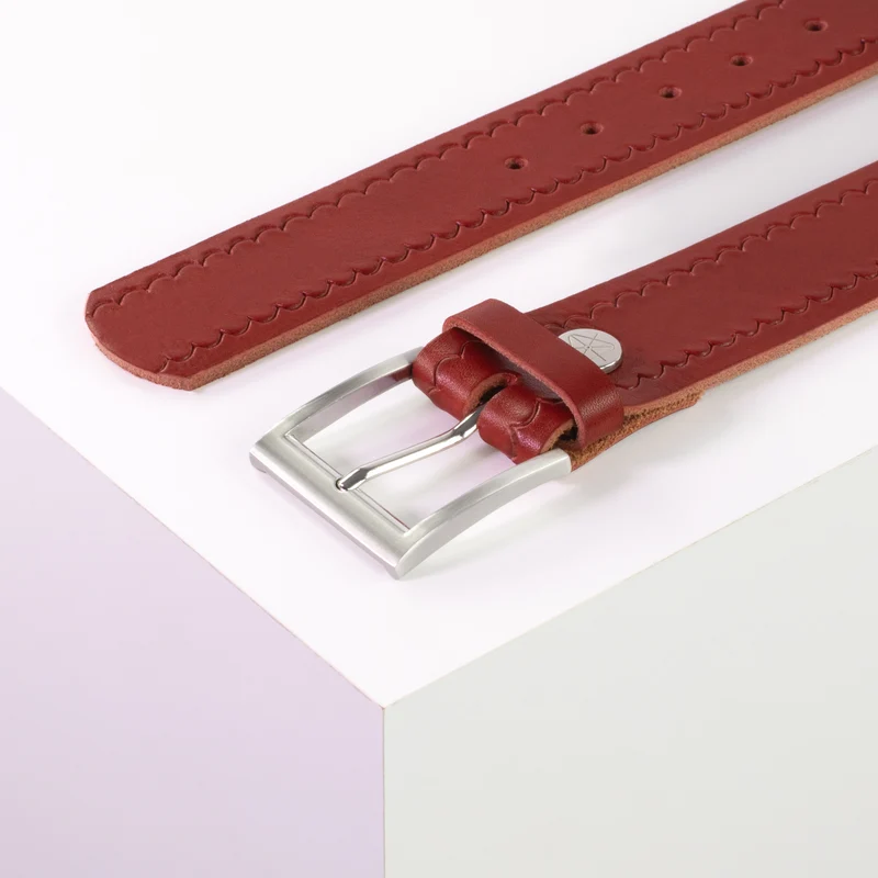 Ledergürtel 4cm mit Schnalle Milano
