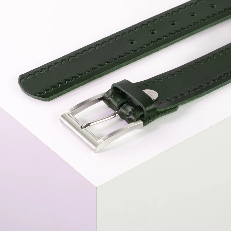 Ledergürtel 4cm mit Schnalle Milano
