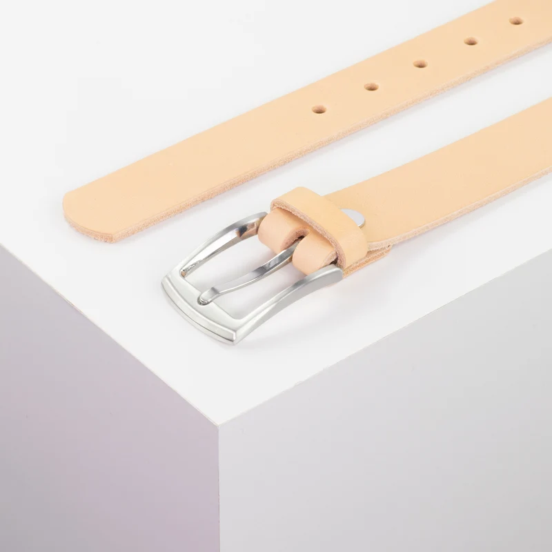 Ledergürtel 3cm mit Schnalle Washington