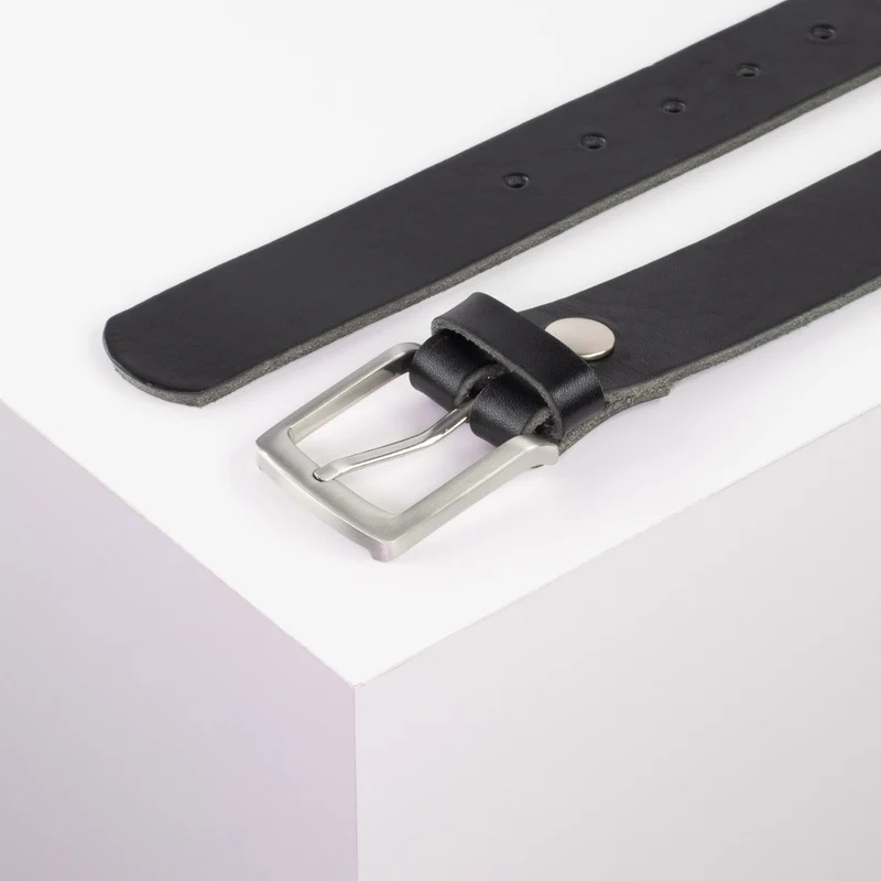 Ledergürtel 3,5cm mit Schnalle Frankfurt