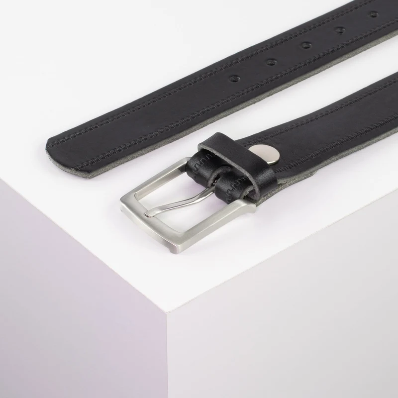 Ledergürtel 3,5cm mit Schnalle Frankfurt