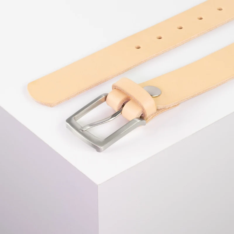 Ledergürtel 3,5cm mit Schnalle Frankfurt