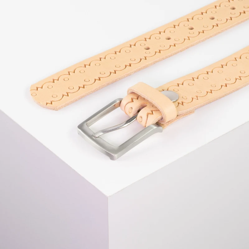 Ledergürtel 3,5cm mit Schnalle Frankfurt