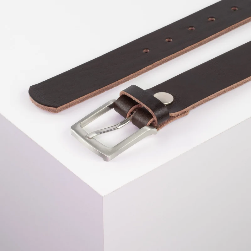 Ledergürtel 3,5cm mit Schnalle Frankfurt