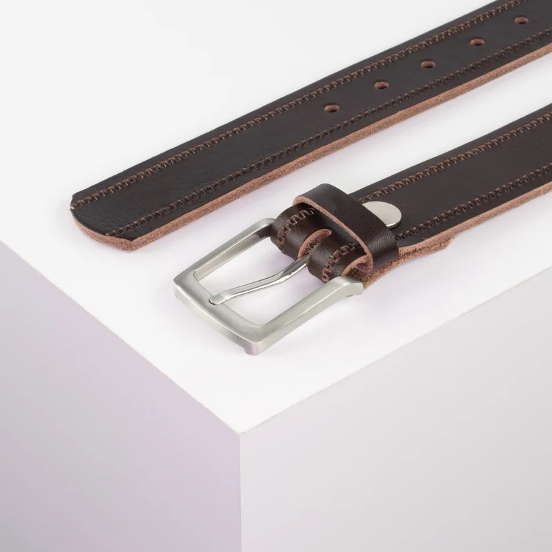 Ledergürtel 3,5cm mit Schnalle Frankfurt
