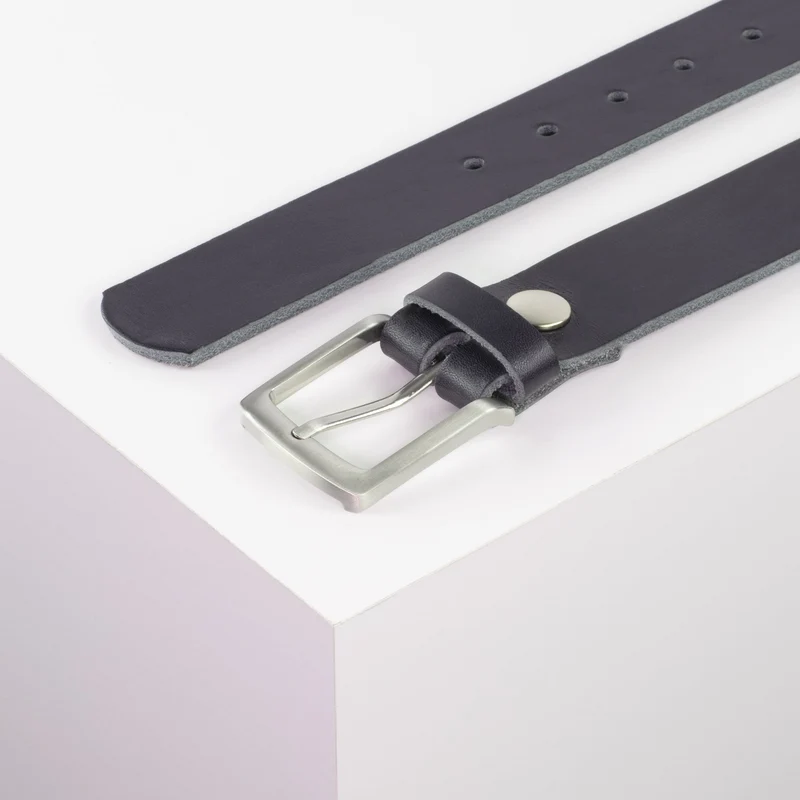 Ledergürtel 3,5cm mit Schnalle Frankfurt