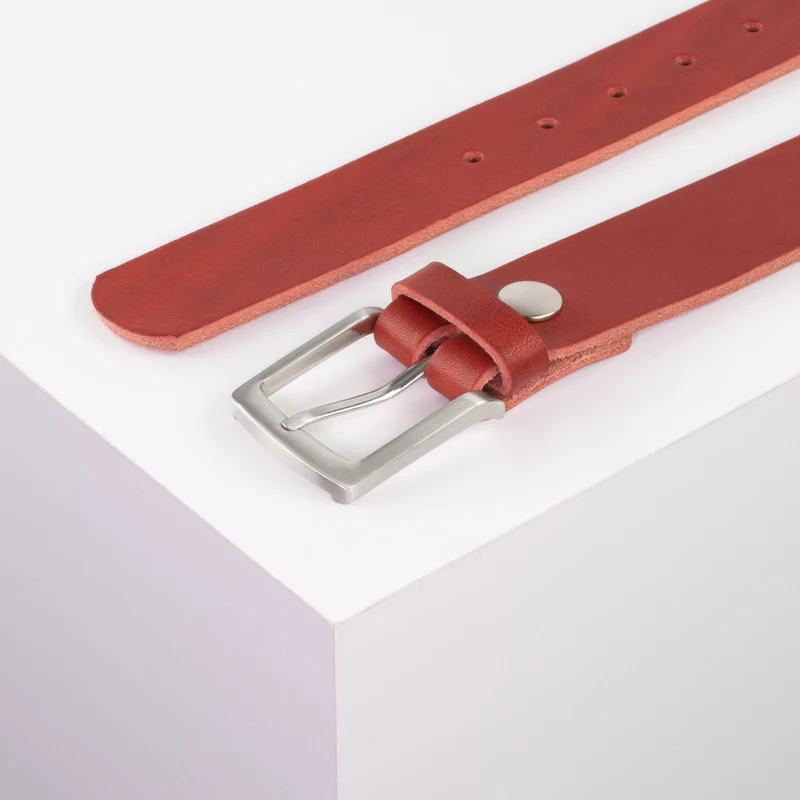 Ledergürtel 3,5cm mit Schnalle Frankfurt
