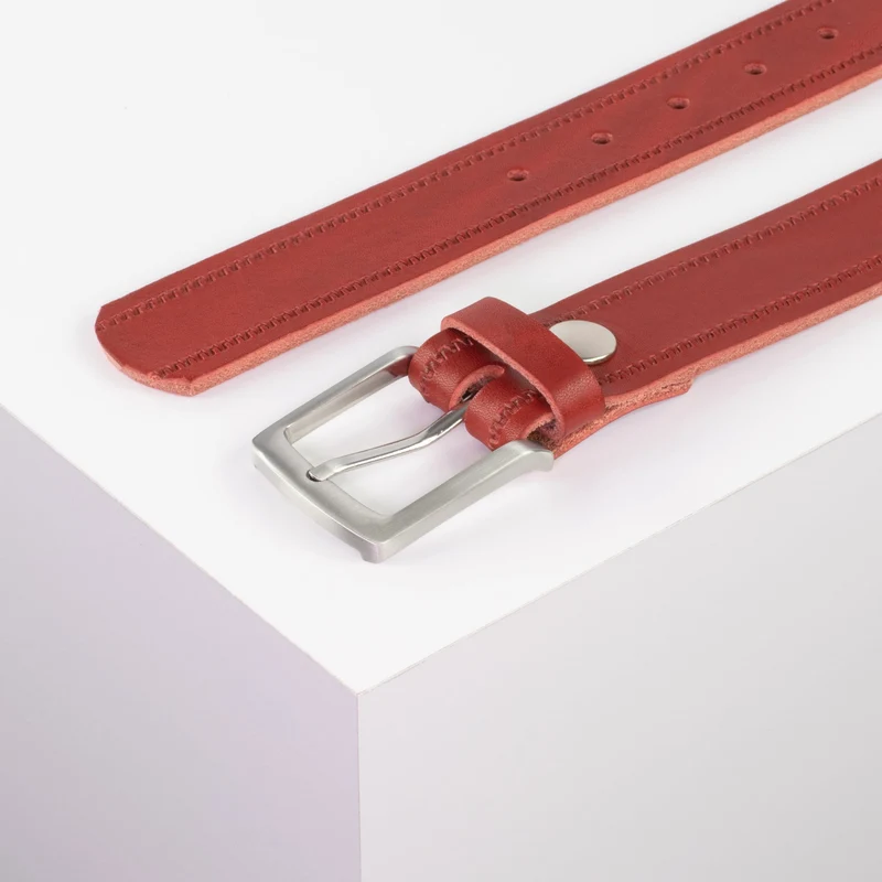 Ledergürtel 3,5cm mit Schnalle Frankfurt
