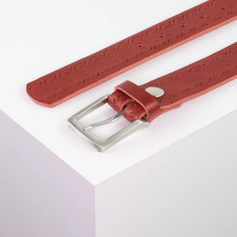 Ledergürtel 3,5cm mit Schnalle Frankfurt