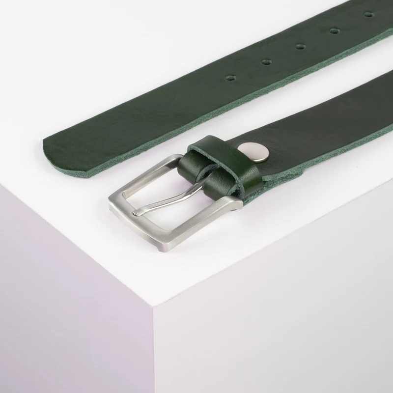 Ledergürtel 3,5cm mit Schnalle Frankfurt