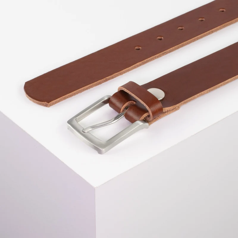 Ledergürtel 3,5cm mit Schnalle Frankfurt