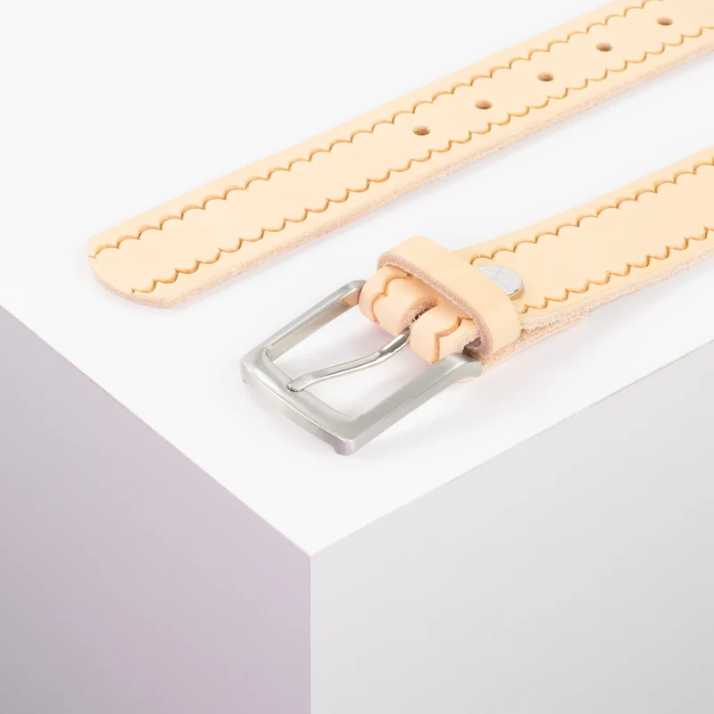 Ledergürtel 3,5cm mit Schnalle Frankfurt