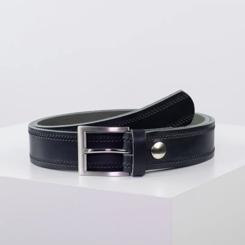 Ledergürtel 3,5cm mit Schnalle San Francisco