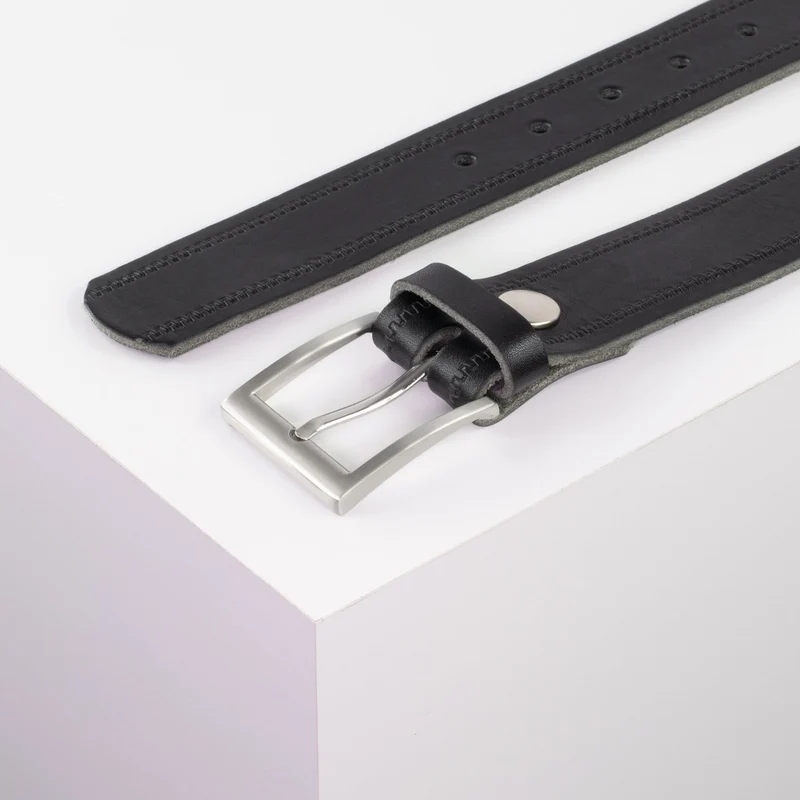 Ledergürtel 3,5cm mit Schnalle San Francisco