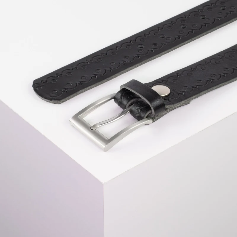 Ledergürtel 3,5cm mit Schnalle San Francisco