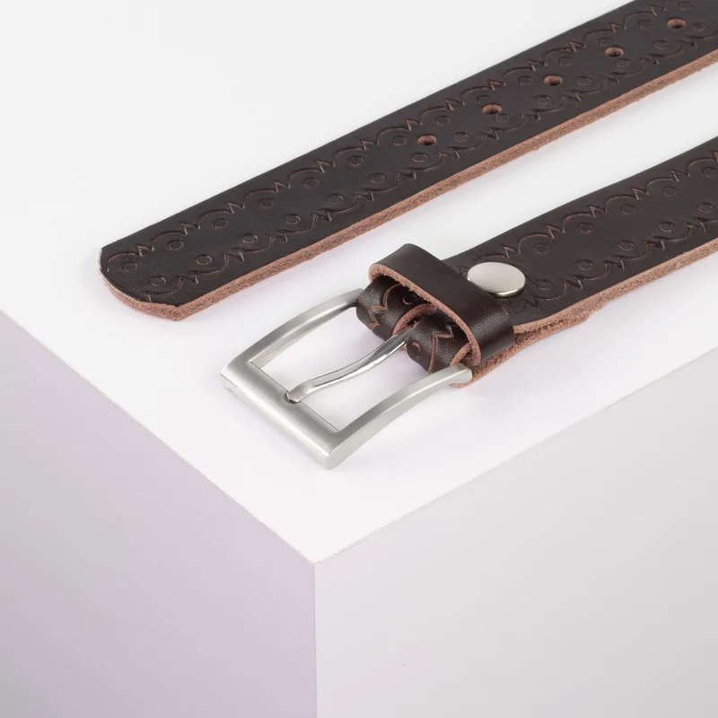 Ledergürtel 3,5cm mit Schnalle San Francisco