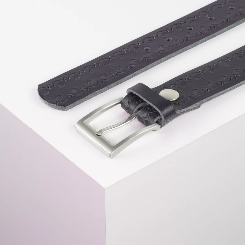 Ledergürtel 3,5cm mit Schnalle San Francisco