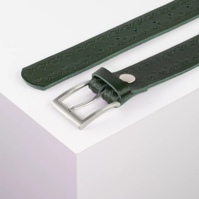 Ledergürtel 3,5cm mit Schnalle San Francisco