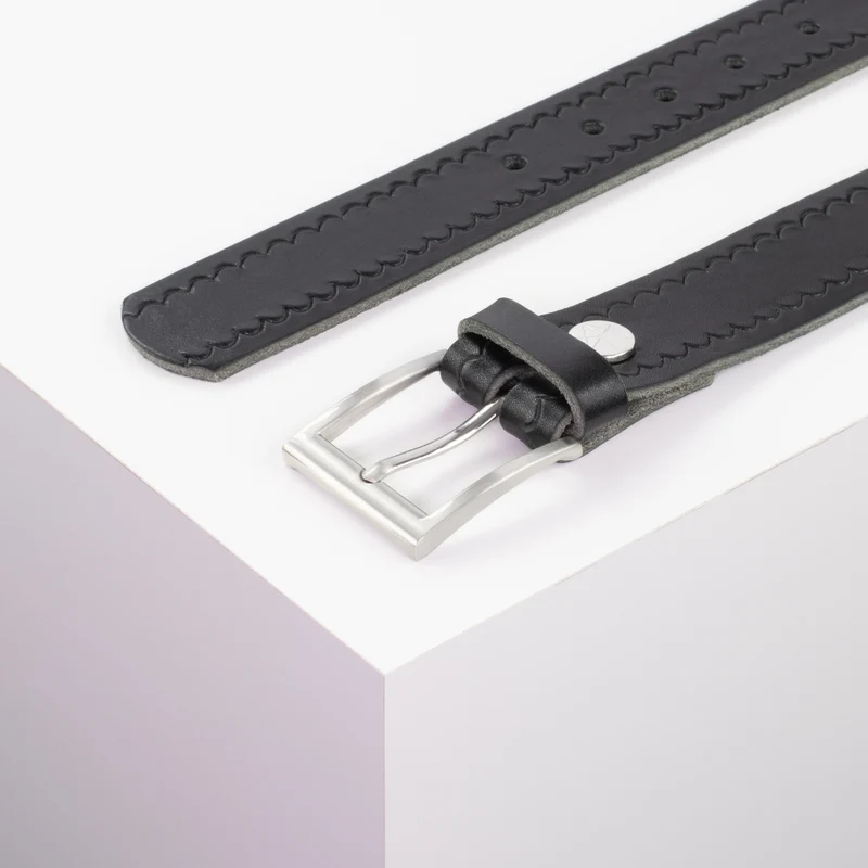 Ledergürtel 3,5cm mit Schnalle San Francisco