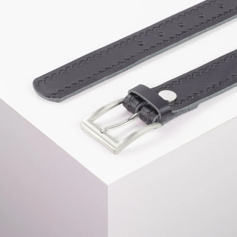 Ledergürtel 3,5cm mit Schnalle San Francisco