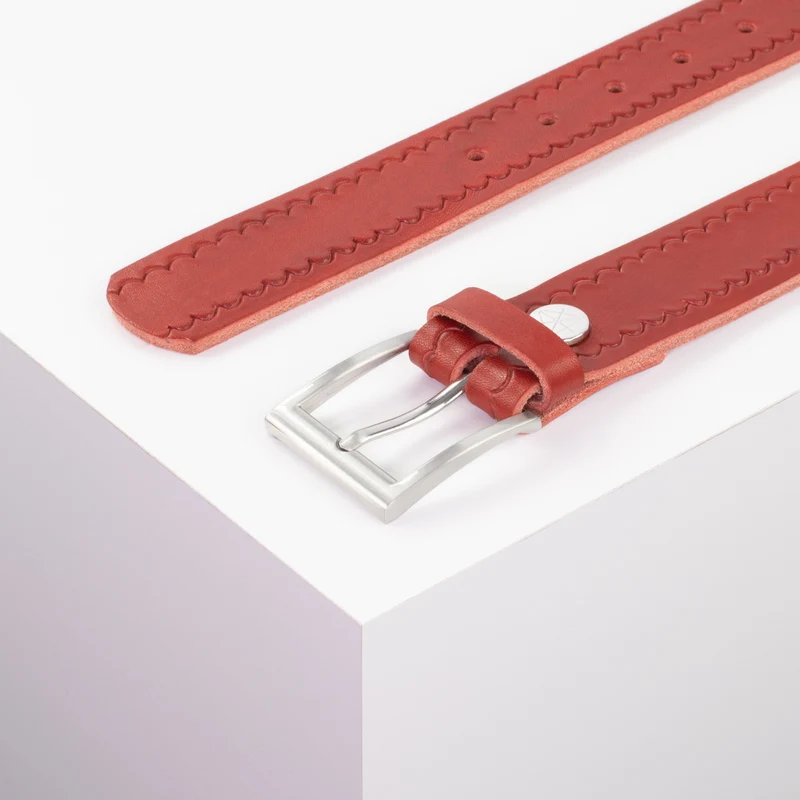 Ledergürtel 3,5cm mit Schnalle San Francisco
