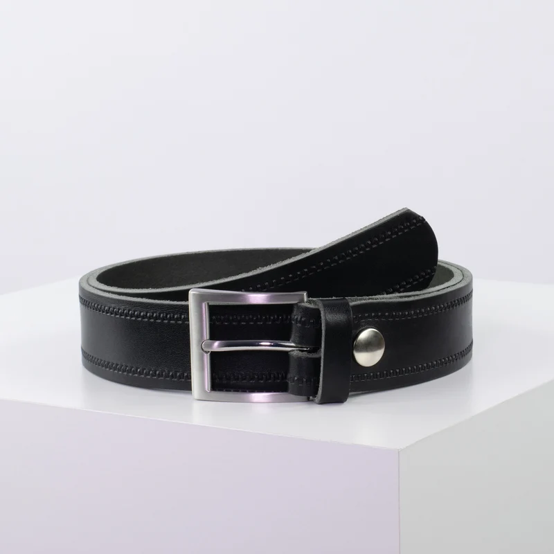 Ledergürtel 3,5cm mit Schnalle San Francisco