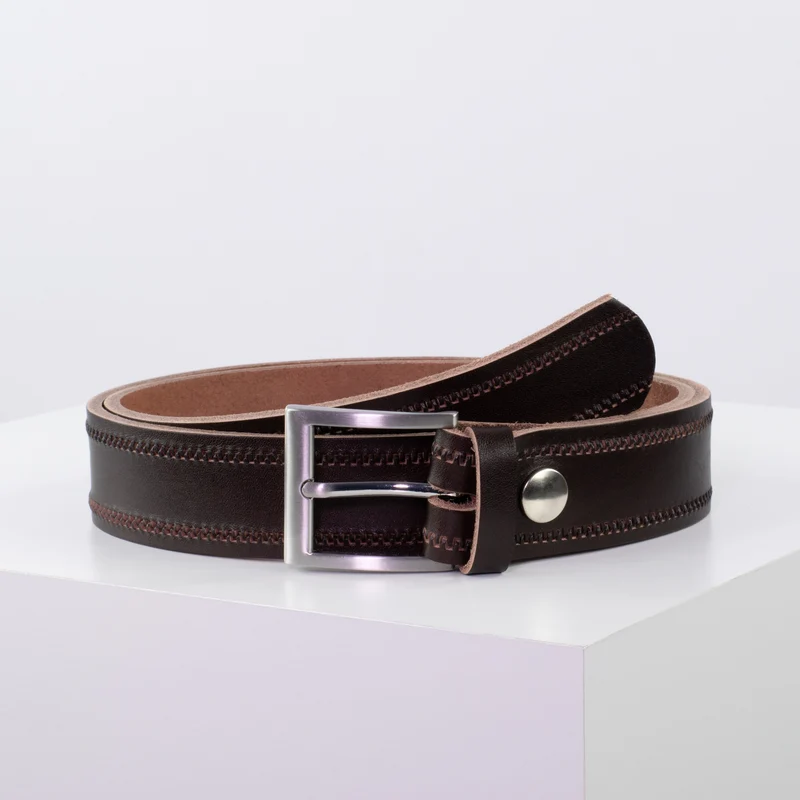 Ledergürtel 3,5cm mit Schnalle San Francisco
