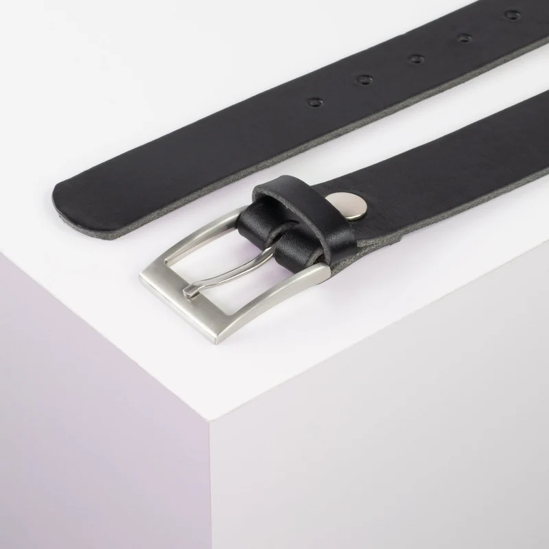 Ledergürtel 3,5cm mit Schnalle New York