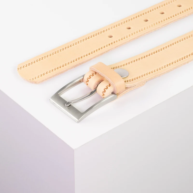 Ledergürtel 3,5cm mit Schnalle New York