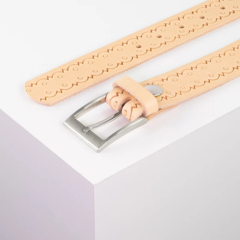 Ledergürtel 3,5cm mit Schnalle New York