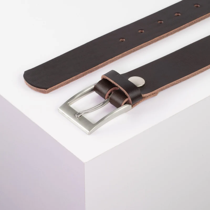 Ledergürtel 3,5cm mit Schnalle New York