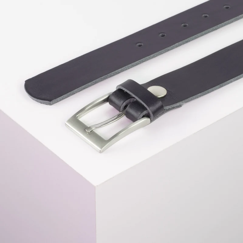 Ledergürtel 3,5cm mit Schnalle New York
