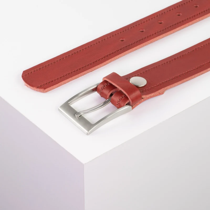 Ledergürtel 3,5cm mit Schnalle New York