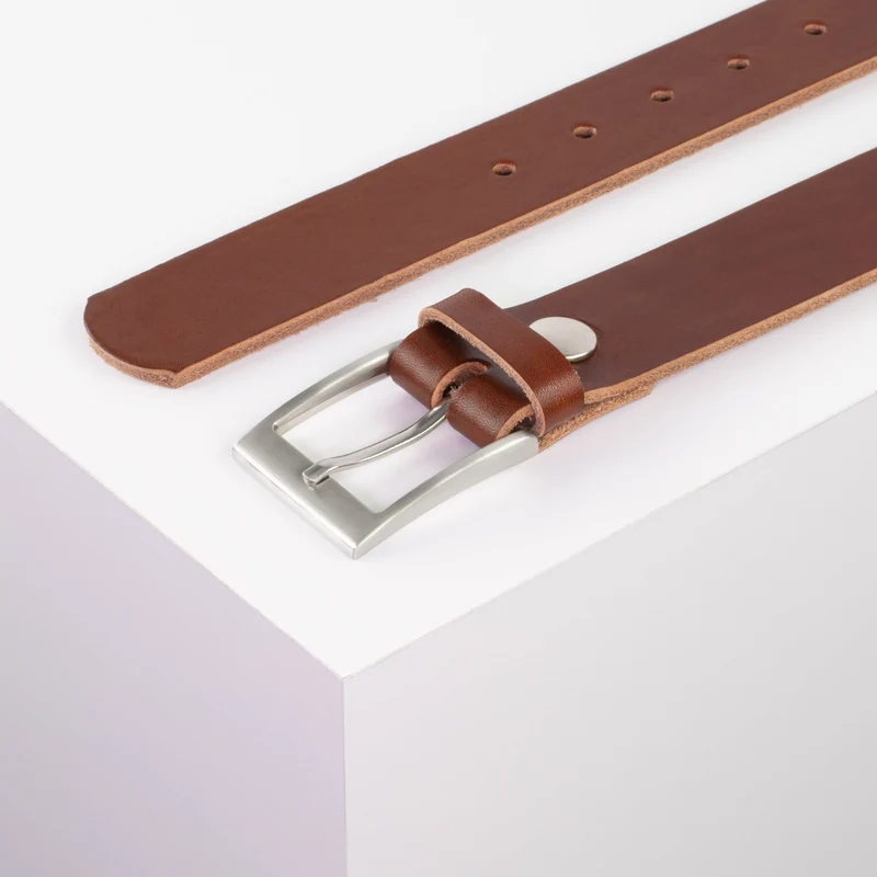 Ledergürtel 3,5cm mit Schnalle New York