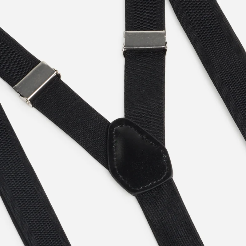 VICO black uni – Herren-Hosenträger