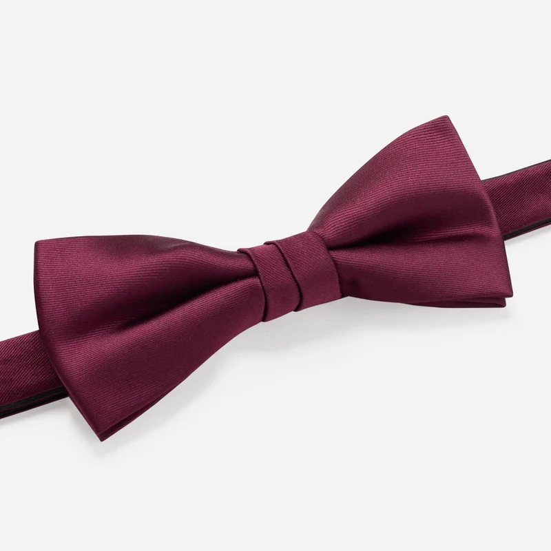 SALVO bordeaux uni – Herren-Accessoire-Set
