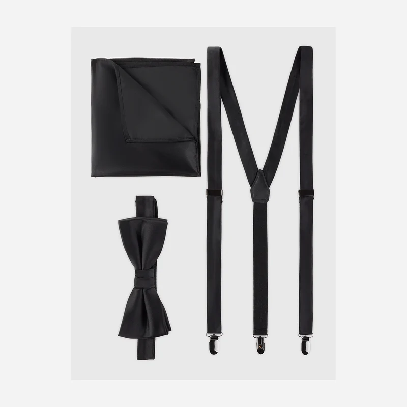 SALVO black uni – Herren-Accessoire-Set