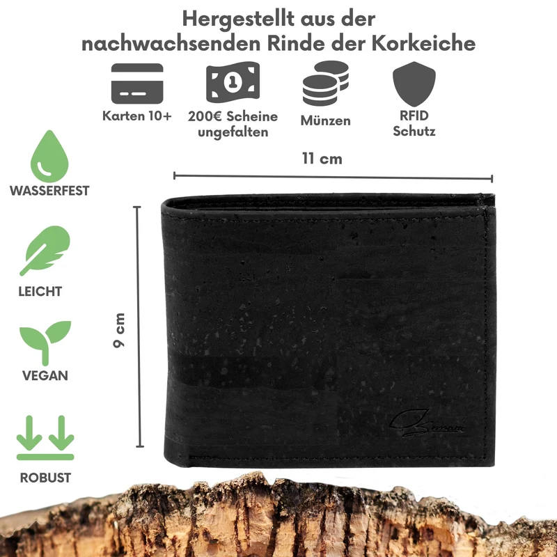 Kork-Brieftasche Ceasar