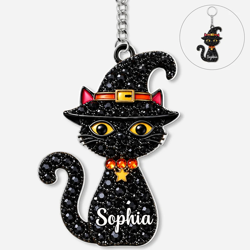 Süße halloween - Personalisiertes Geschenk | Acryl Schlüsselanhänger