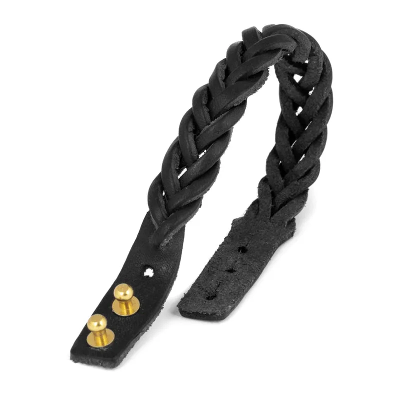 Lederarmband geflochten