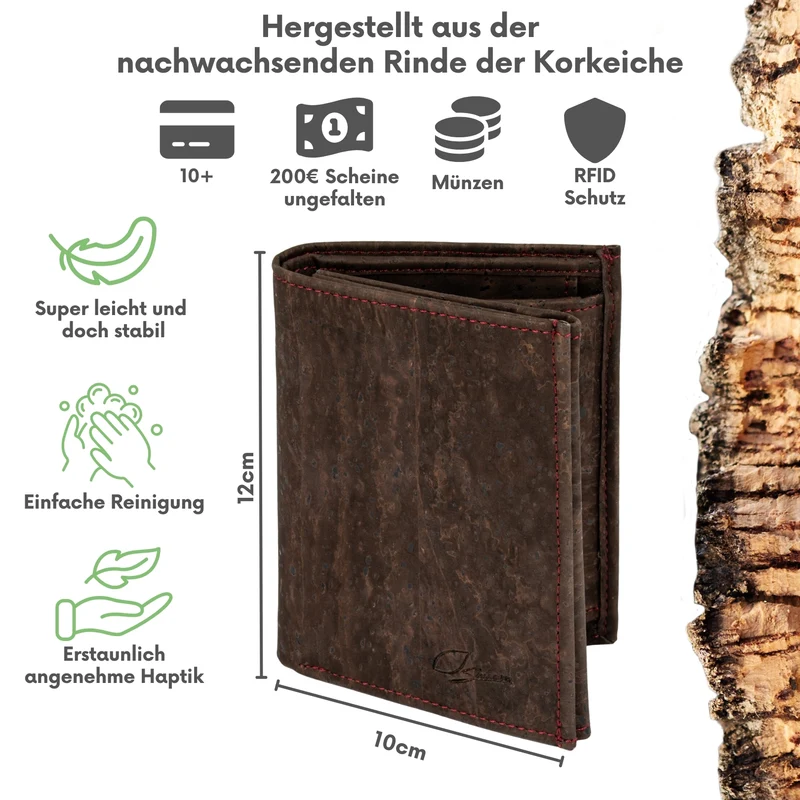 Kork-Geldbeutel Napoleon