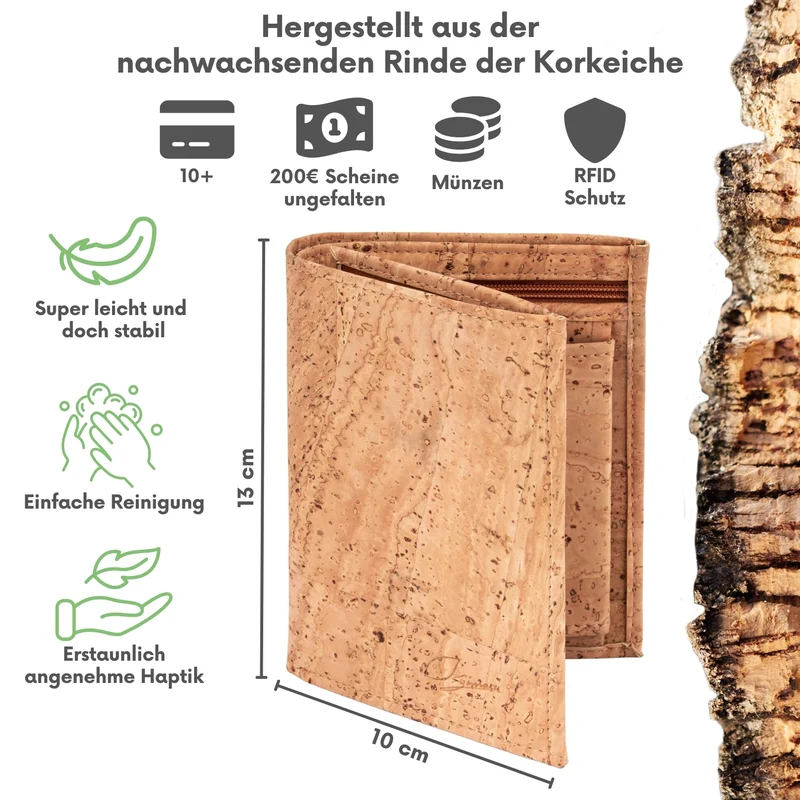 Kork-Geldbeutel Vitelius