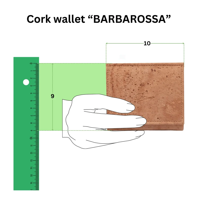 Kork-Geldbörse Barbarossa