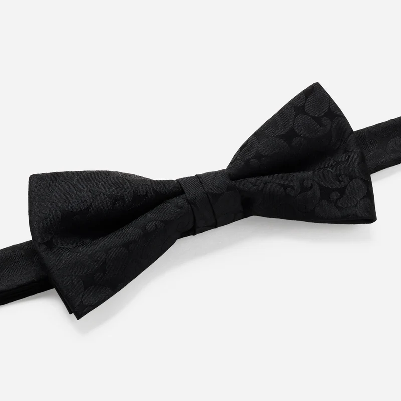 SANTINO black paisley – Herren-Accessoire-Set