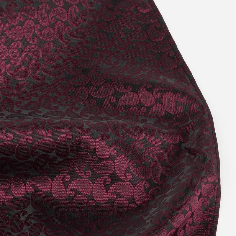 SANTINO bordeaux paisley – Herren-Accessoire-Set