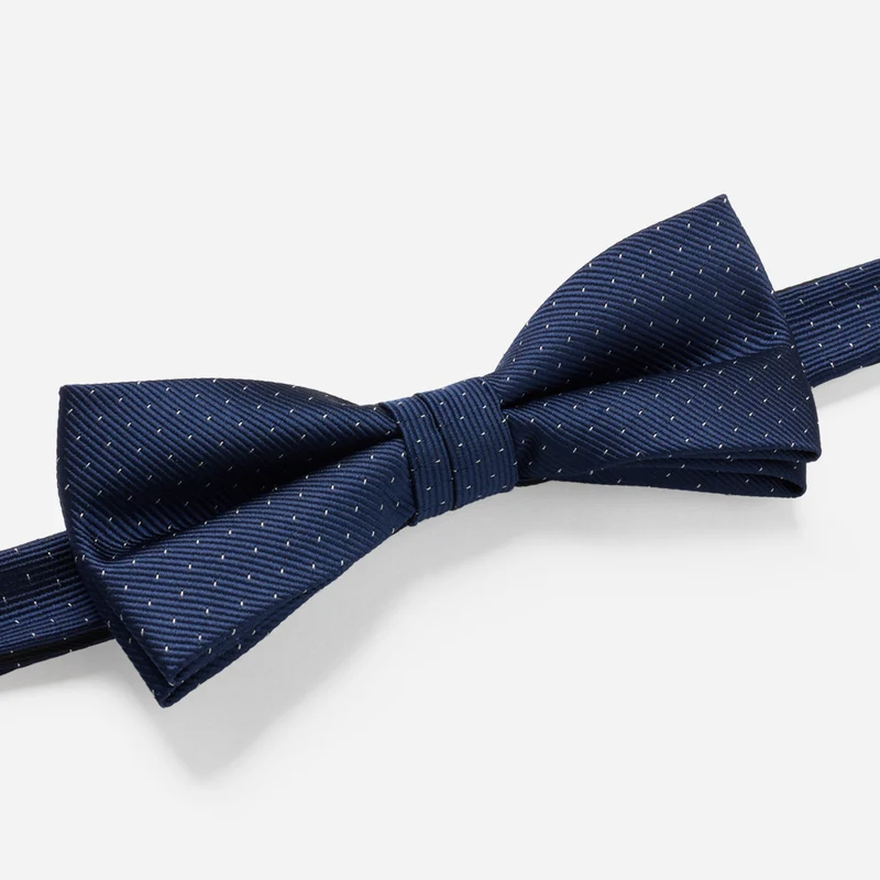 SILVIO navy tupfen – Herren-Accessoire-Set