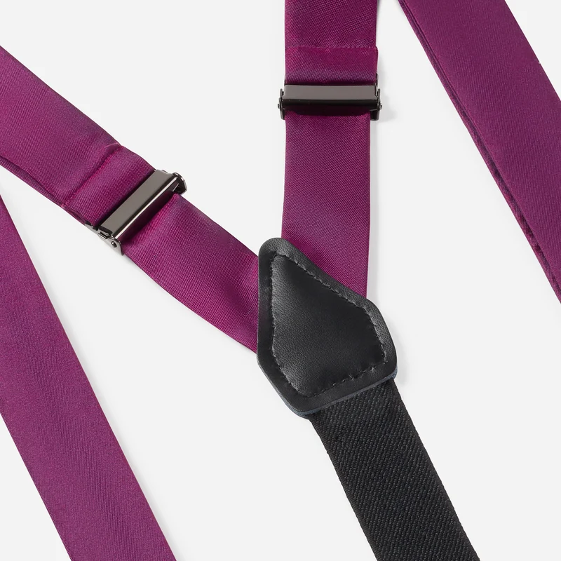 PIPPO fuchsia uni – Herren-Accessoire-Set